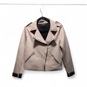 Women's Pink/ blush  Moto Jacket medium
